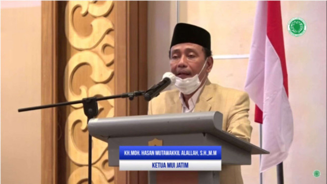 Ketua MUI Jatim, KH Moh Hasan Mutawakkill Alallah