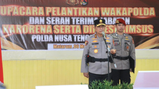 Kapolda NTB Pimpin Sertijab dan Pelantikan Pejabat Utama di Lingkungan Polda NTB