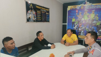 Viral Sopir Bus dan Truk Baku Hantam di Jalan, Satlantas Polres Jembrana Melakukan Mediasi