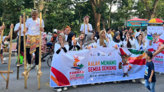 FORNAS VIII Disosialisasikan Meriah di CFD Udayana, Warga NTB Antusias Sambut Ajang Nasional