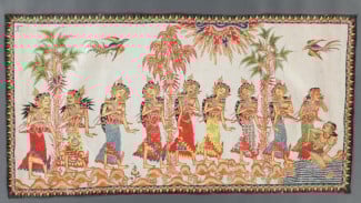 Seni Lukis Kamasan di Atas Kanvas Baru, Inovasi Motif Wayang Kontemporer untuk Dunia Mode