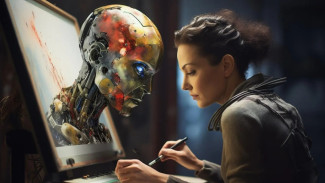 AI Menggambar, Manusia Mengideakan, Kolaborasi Kreatif yang Bikin Dunia Terpukau