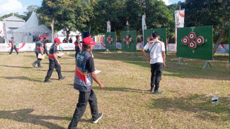 Pegiat Lempar Pisau di Hari ke Lima FORNAS VIII NTB, Berjalan Lancar