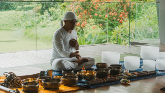 Forest Sound Meditation, Kelas Terapi Suara di Alas Bali