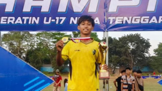 Adrian, Bintang Baru Perselotim yang Antar Trofi Soeratin Cup U-17 ke Lombok Timur