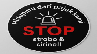 Peter Gontha Ledek Pengguna Strobo Nakal, Stiker Sindiran Ini Jadi Viral