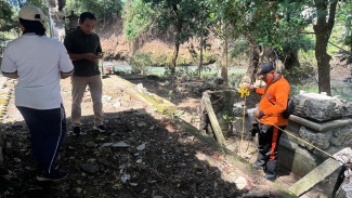 Pura Taman Beji di Kelurahan Pendem Mengalami Kerusakan Pasca Diterjang Banjir