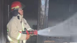 Dapur Kantor Pedungan Terbakar, Damkar Denpasar Sigap Bertindak
