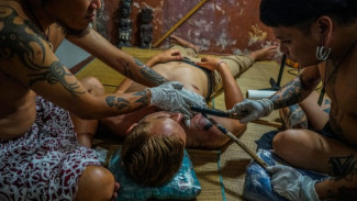 Rajahan Tubuh Dayak, Sejuta Kisah di Balik Tinta Suci
