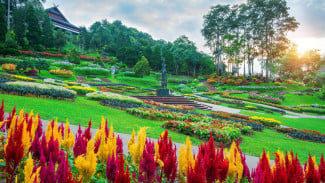 The Blooms Garden Bali Pesona Wisata Taman Bunga Terbesar ala Drama Korea
