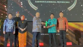 Desa Penyaringan Raih Penghargaan Desa Cantik Terbaik Nasional
