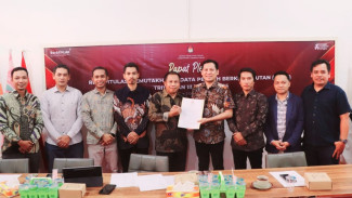 KPU Lotim Gelar Rapat Pleno, Berikut Rincian Data PDPB Triwulan III