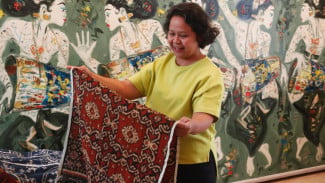 Kain Gringsing Bali Akan Jadi Daya Tarik dalam Pameran Nusawastra Silang Budaya di Jakarta