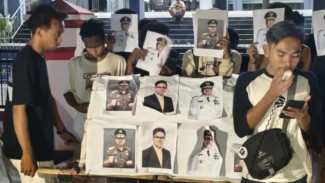 Polsek Selaparang Intensifkan Pengamanan Aksi Mahasiswa di Depan Kejati NTB