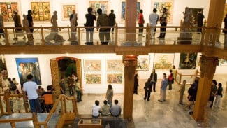 Tiga Dunia dalam Tiga Lantai Museum Rudana Ubud