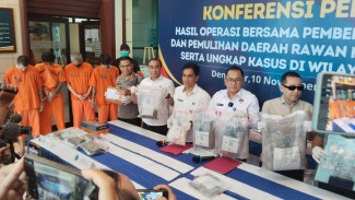 BNN Provinsi Bali Sita Narkoba Bernilai Ratusan Juta Dari 6 Pengedar