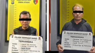 Curi Besi Proyek di Jalan Gunung Soputan, Dua Pria Diamankan Polisi
