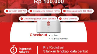 Daftar Internet Rakyat 100 Mbps Rp100 Ribu Bisa Lewat Dua Situs Ini