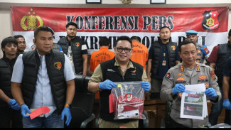 Corat-coret Bendera Merah Putih, 2 Pemuda Ditangkap Polda Bali