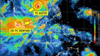Bibit Siklon Tropis Diprediksi Bawa Hujan Ekstrem ke 11 Wilayah Mulai Hari Ini