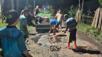 Sinergi Pemuda dan Pemerintah Desa Gapuk Warnai Aksi Rehabilitasi Jalan