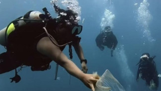 Sampah Plastik Serbu Manta Point Nusa Penida, Ekosistem Pari Raksasa dan Penyu Terancam