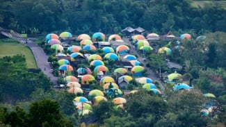 Wisata ke Desa Rumah Domes Yogyakarta, Kampung Unik Ala Teletubbies yang Bikin Penasaran