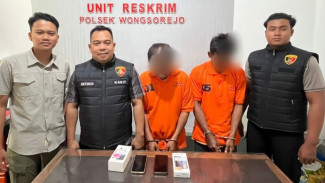 Reskrim Polsek Wongsorejo Berhasil Seret 2 Pelaku Curat yang Meresahkan ke Sel Dalam Operasi Senyap