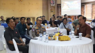 Kapolres Badung Tegaskan Peran Media Jaga Kondusivitas Kamtibmas