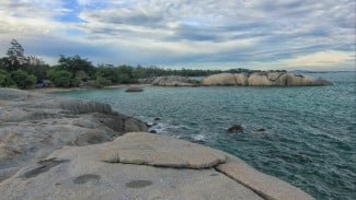 Pantai Penyabong, Pantai Unik Berombak Besar di Belitung