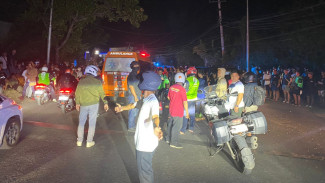 Nyalip di Tikungan Jalan Mahendradatta, Sepasang Kekasih Tewas Tabrakan