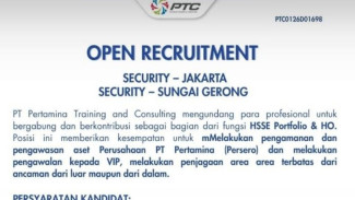 Hanya Modal Ijazah SLTA, Anda Bisa Kerja di PT Pertamina (Persero)!