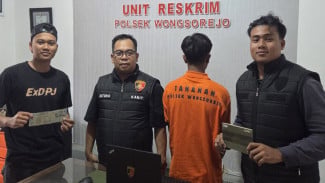 Reskrim Polsek Wongsorejo Amankan Motor dan Pelaku Penggelapan Sekaligus, Kelas!