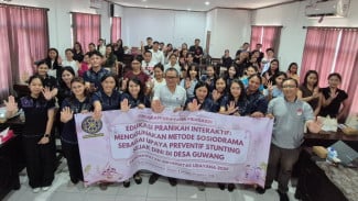 Cegah Stunting Sejak Remaja, FK UNUD Ajak Calon Pengantin Desa Guwang Belajar Lewat Sosiodrama