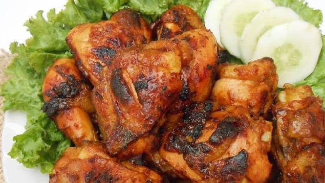 Ilustrasi Ayam Bakar Teflon