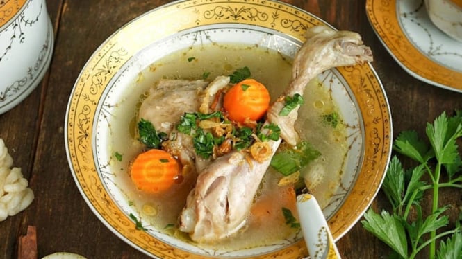 Ilustrasi Sop Ayam