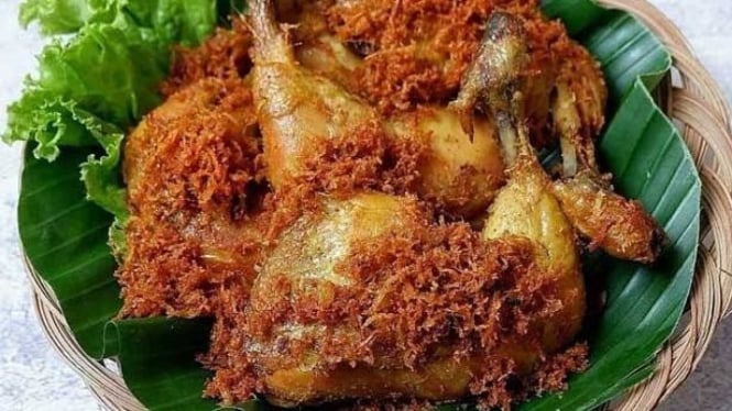 Ayam Goreng Serundeng gurih, nikmat dan hemat untuk keluarga