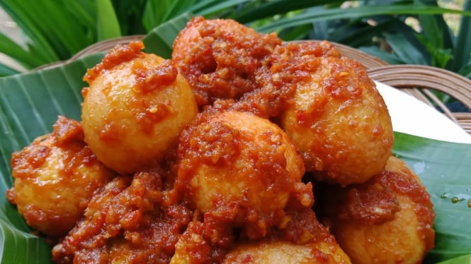 Ilustrasi Telur Balado