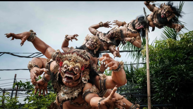 Ogoh-Ogoh, simbol pengusir roh jahat menjelang Nyepi di Bali