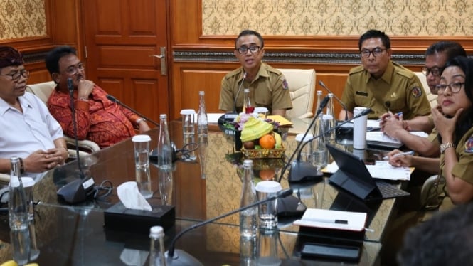 Rapat Koordinasi membahas Kamtibmas Kota Denpasar