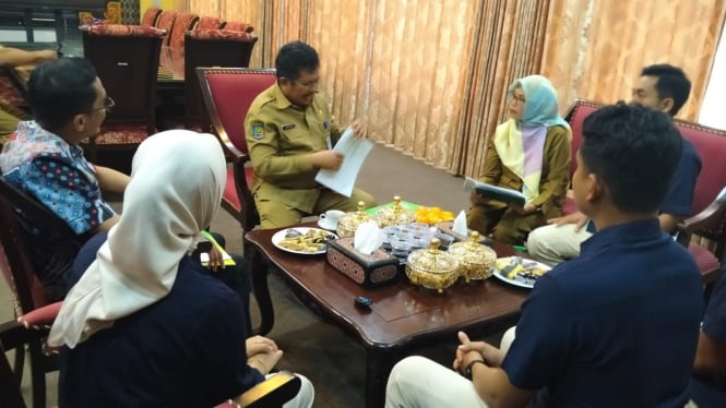 Bupati Lobar LAZ sambut kunjungan dari BPJS Ketenagakerjaan
