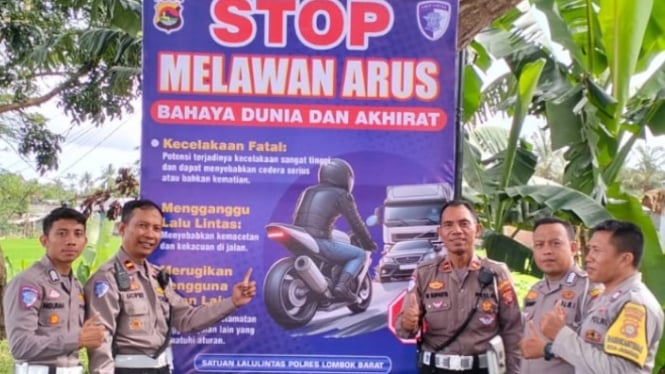 Pemasangan Sepanduk himbauan dibeberapa titik lokasi
