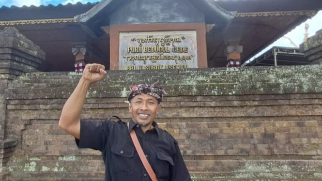 Pekaseh (ketua) Subak Aseman IV, I Wayan Suka Artama
