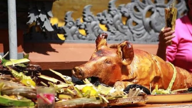 Babi guling mencerminkan nilai-nilai spiritual dan budaya Bali