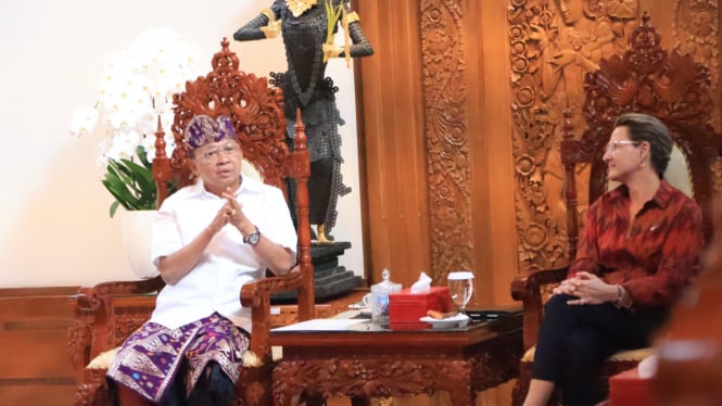 Pertemuan Gubernur Bali Wayan Koster dan Konjen