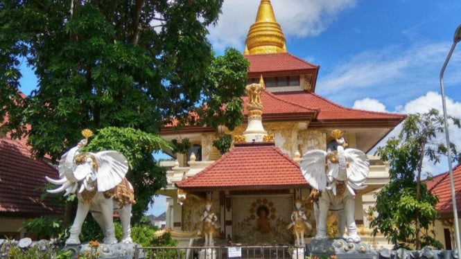 Vihara Buddha Guna Nusa Dua jadi salah satu tempat perayaan Waisak