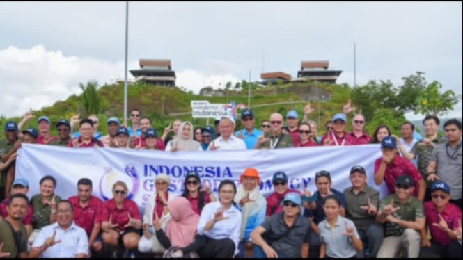 Wagub NTB dampingi Delegasi IGS tanam pohon di Mandalika