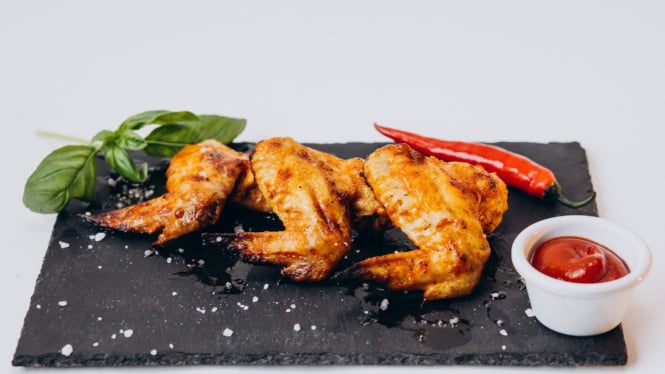 Smoked chicken wings