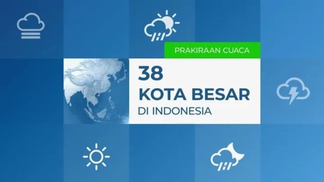 BMKG,prakiraan cuaca di Kota-kota Besar di Indonesia