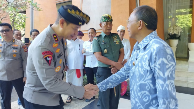 Kapolda Bali dan Gubernur Bali